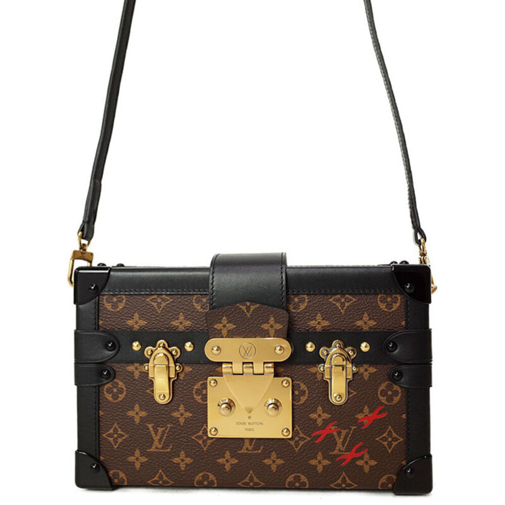 Louis Vuitton Monogram Leather Brown Malle Bag